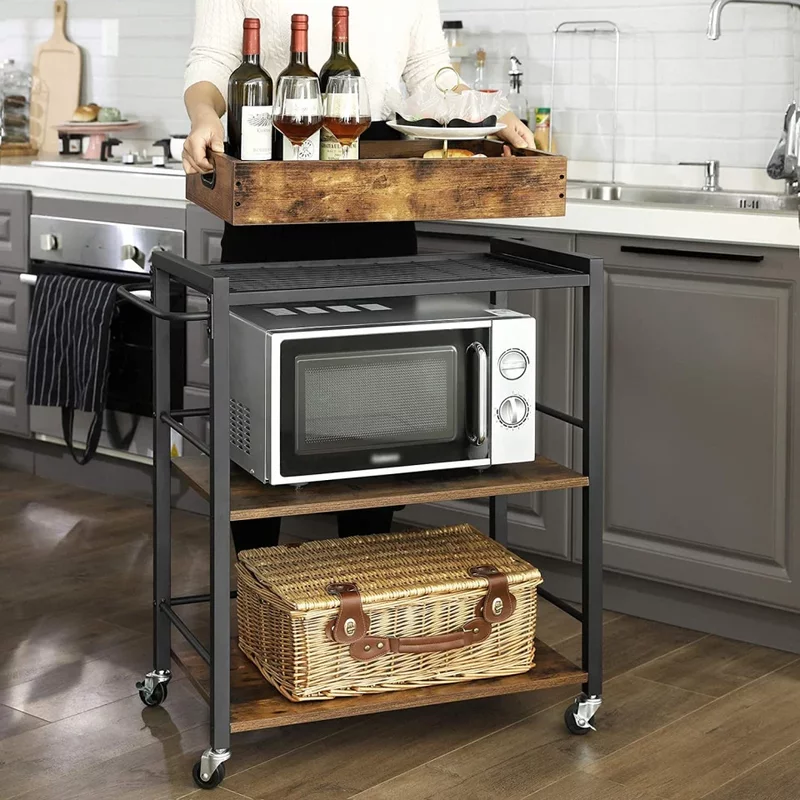 Masa servire cu tava detasabila industrial design
